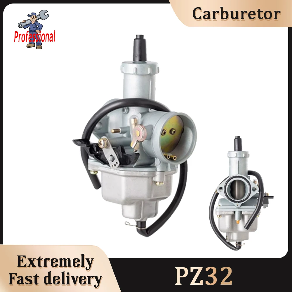 

For Keihin Carb CG250 CG300 250CC 300CC ATV Quad Dirt Bike Scooter Motorbike 32mm Motorcycle Carburetor PZ32 Hand Choke