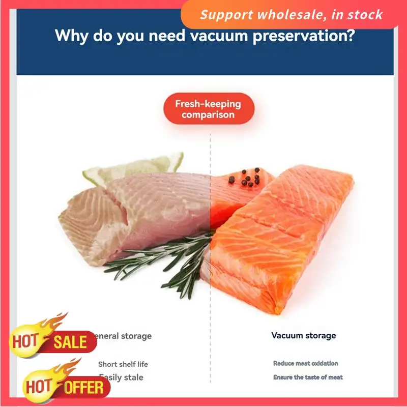 RISE-Mini Portable Vacuum Sealer Machine For Home Use - Automatic Food Packaging And Preservation