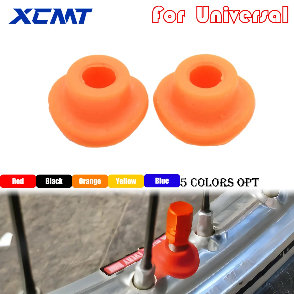 

Motorcycle Silicone Air Valve Dust Mud Guards Mouth Washers Seal Gasket For ATV UTV Dirt Bike Suzuki Yamaha Honda KTM Universal