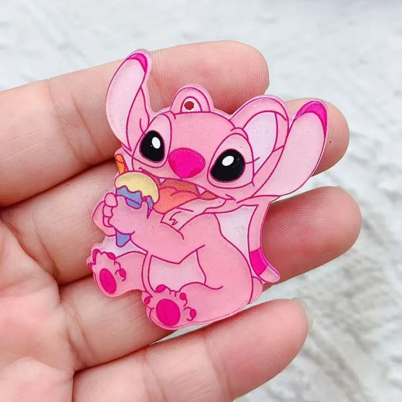 10pcs Cartoon Animal Acrylic Charm Cute Pendant Handmade Search for DIY Jewelry Accessories