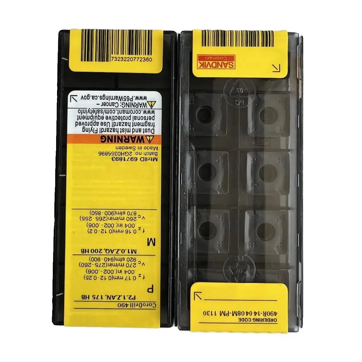 

490R-140408M-PM 1130 /Original genuine CNC alloy blade 10 PCS
