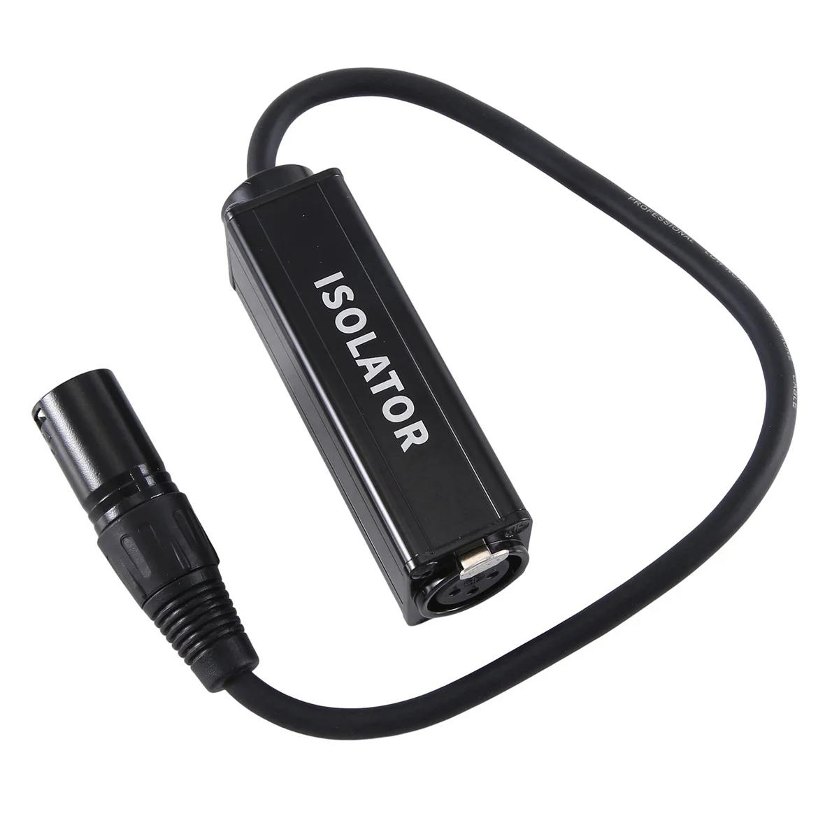 Audio Cable Isolator XLR Eliminates Noise Ground Loop Audio Isolator Current Sound Eliminates Noise, Female to Male