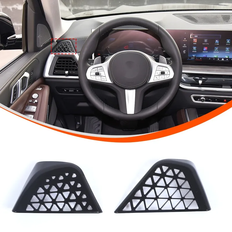 

ABS Air Vent Trim Dashboard Vent Frame for BMW X5/X6/X7（left） 2023+ G05 G06 G07 Car Accessories