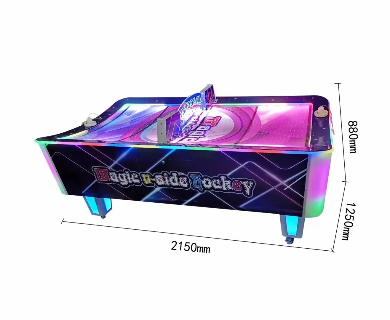 2026 Interactive Classic Double Players Sport Coin Operated Hockey Ball Machine Air Hockey Lottery Game Machine