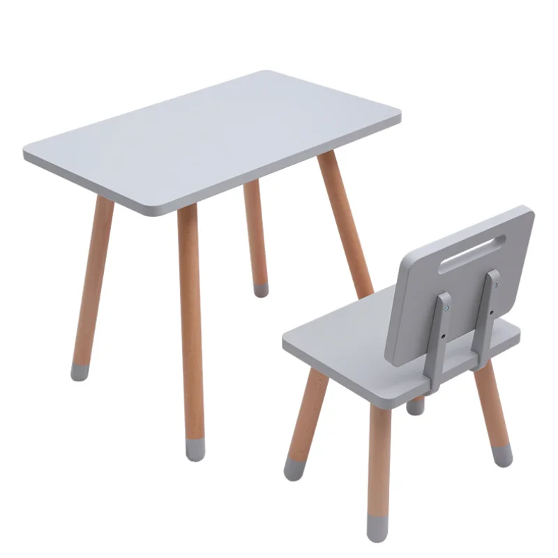 Learning Desk Kids Room Baby Play Writing  and Solid Wood Children's  And  Furniture Dining Table