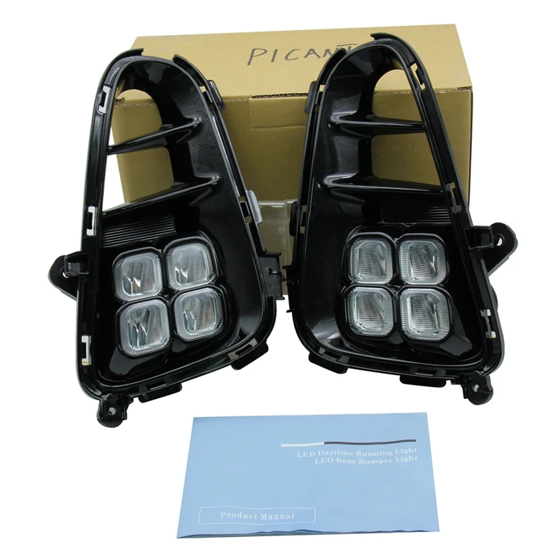 AU04 -2Pcs For 2018-2020 Kia PICANTO With Two-Way Function Daytime Running Lights Modification