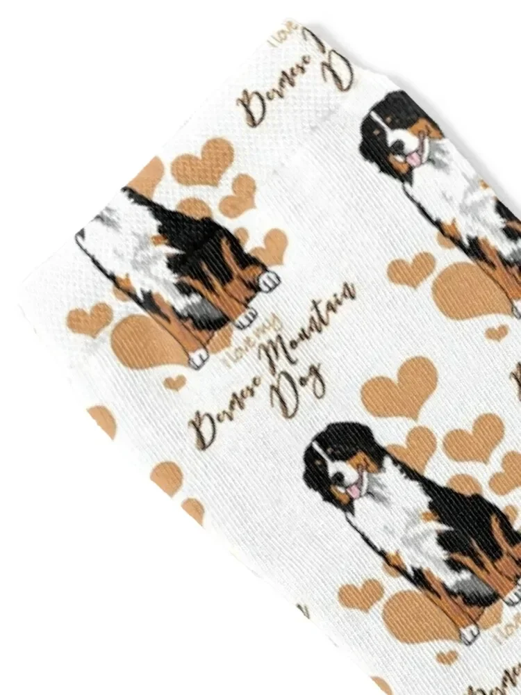 I love My Bernese Mountain Dog (A)! Especially for Berner Dog Lovers! Socks christmas stocking set Women Socks Men's