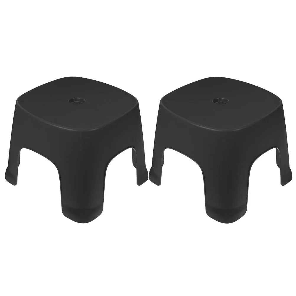 2 Pcs Low Stool Toddler Bathroom Step for Feet Collapsible Poo Kids Stools Stool Pvc