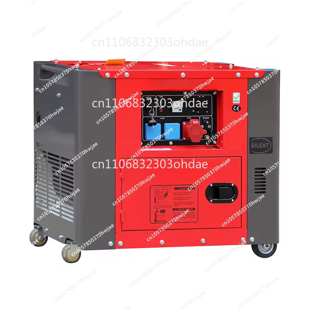 

Factory Price 5.5kw 6.5kw 8kw 10kw Single Cylinder 4 Stroke Silent Diesel Power Electrical Generator Electric Generators
