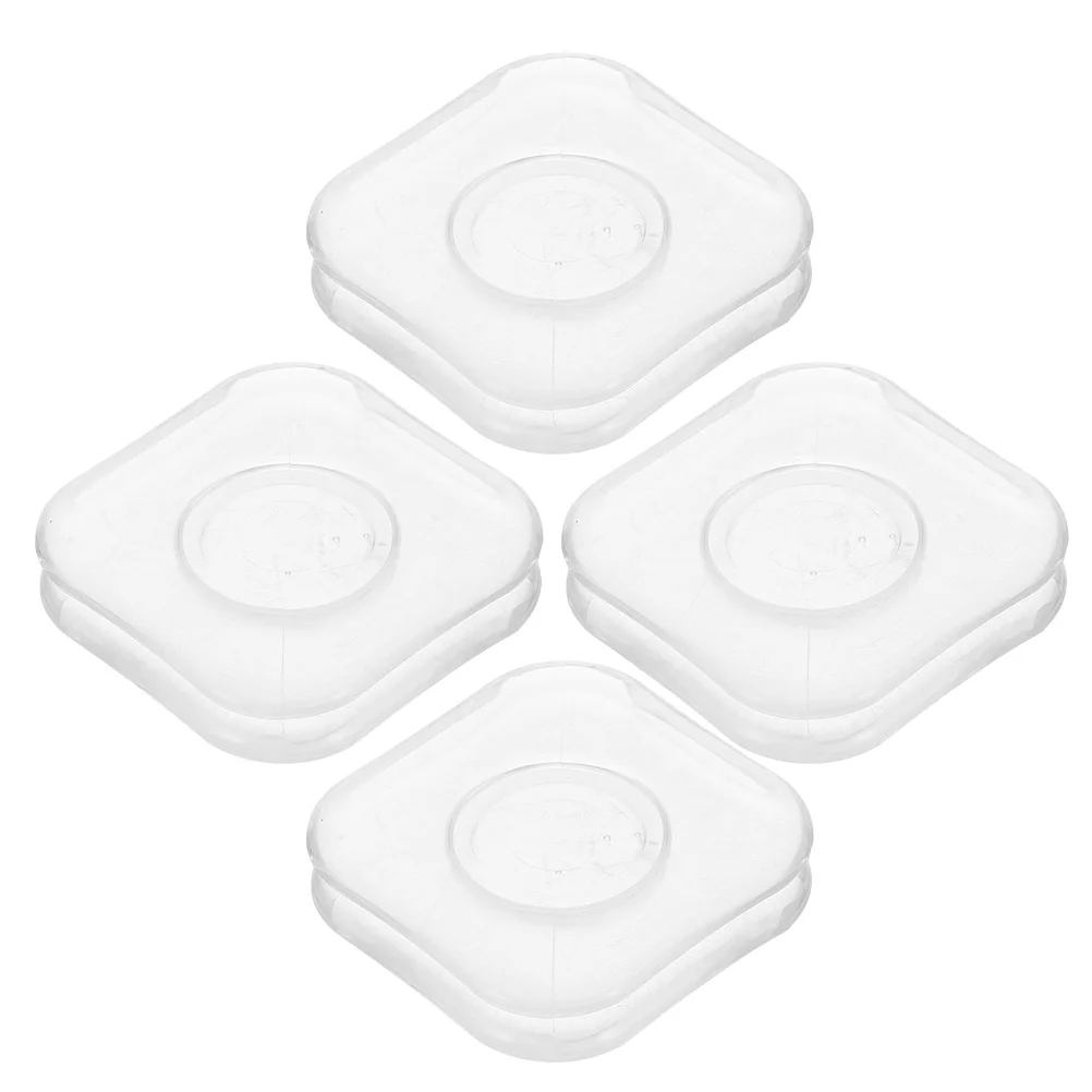 

4Pcs Car Phone Holder Silicone Anti Slip Pad Reusable Traceless Mount for Dashboard Office Home Cable Organizer Instant