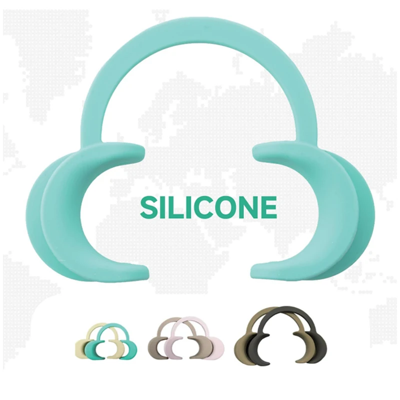  2pcs Soft Silicone Dental Mouth Opener Silicone Cheek Retracor C Shape Intraoral Lip Orthodontic Expander Dentistry Tools