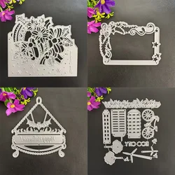 Merry Christmas / plant Metal Steel Cutting Dies Stencils for Making Scrapbooking DIY Album Paper Cards Embossing Die
