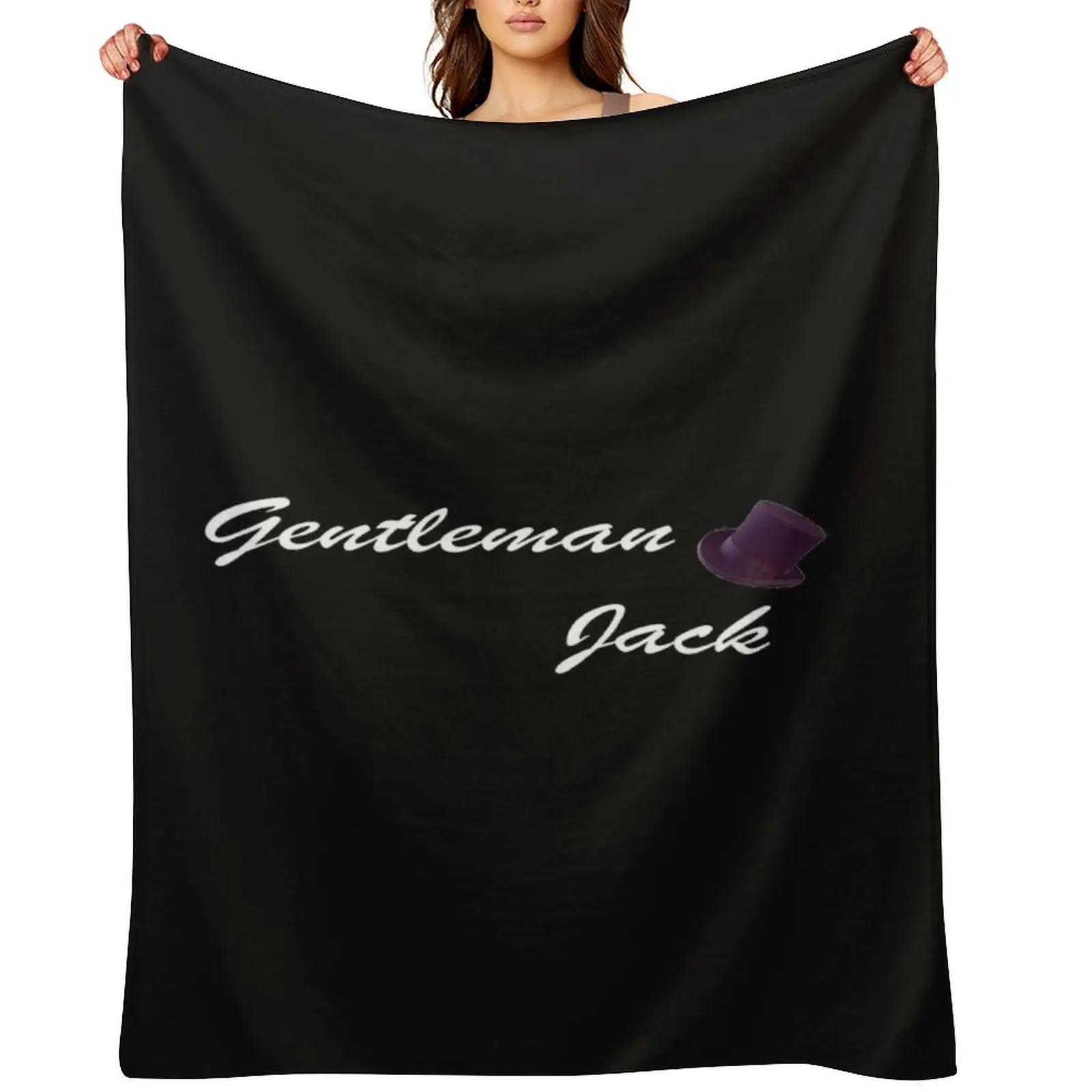 

Gentleman Jack - title Throw Blanket Camping Hairys Baby Furrys Blankets