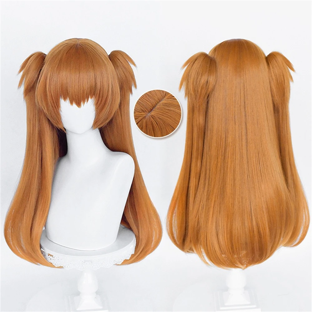 AGCOS EVA Asuka Langley Soryu Cosplay Pruik Kerst Anime Cosplay Haar Pruiken