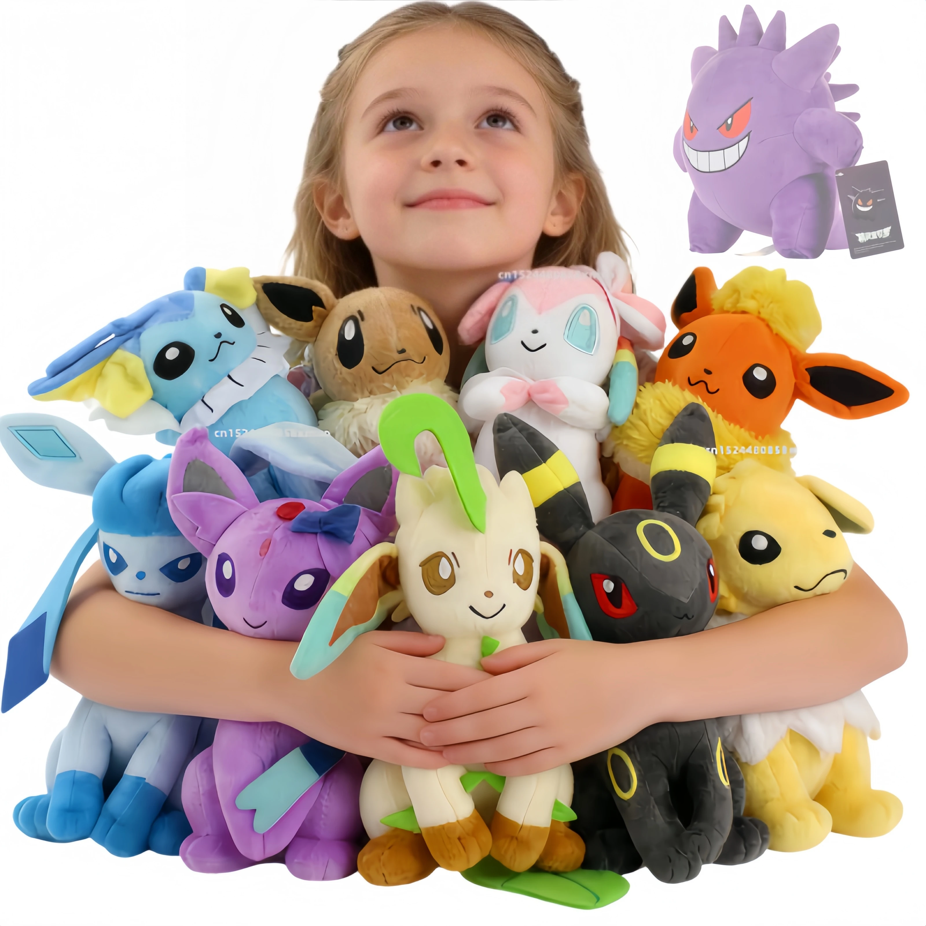 Pokemon Plush Toys Set Eevee Family Leafeon Vaporeon Glaceon Sylveon Espeon Umbreon Vaporeon Sylveon Plush Toys Game Gift