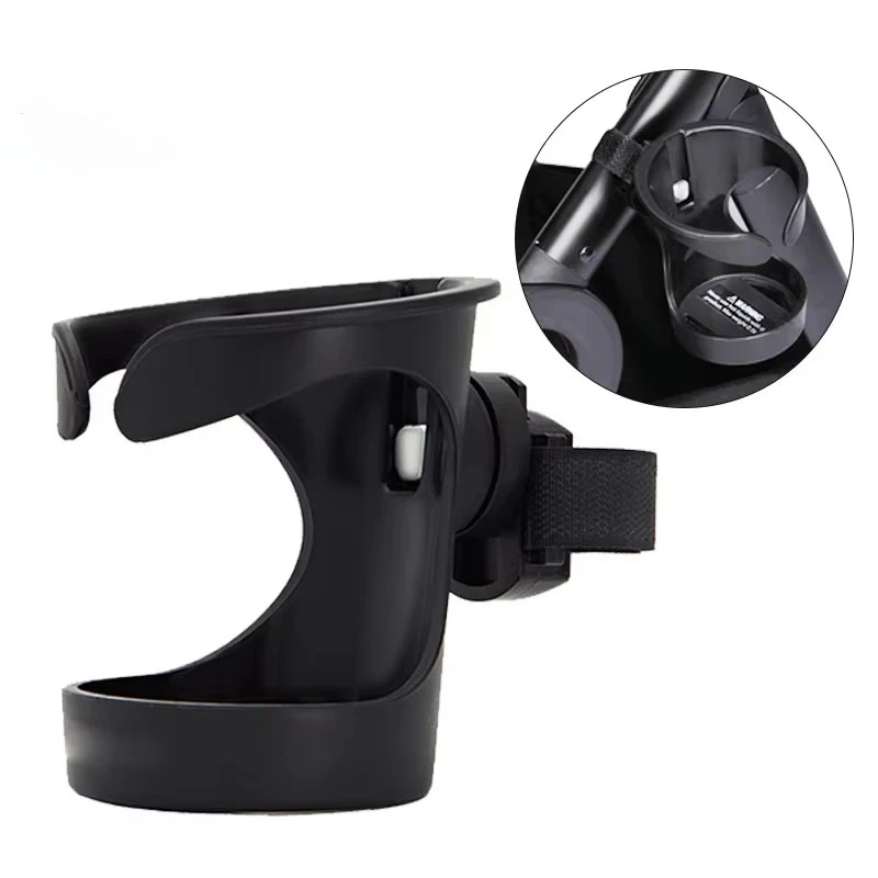 

Universal Stroller Double Cup Holder - Adjustable Low Position Baby Stroller Accessory