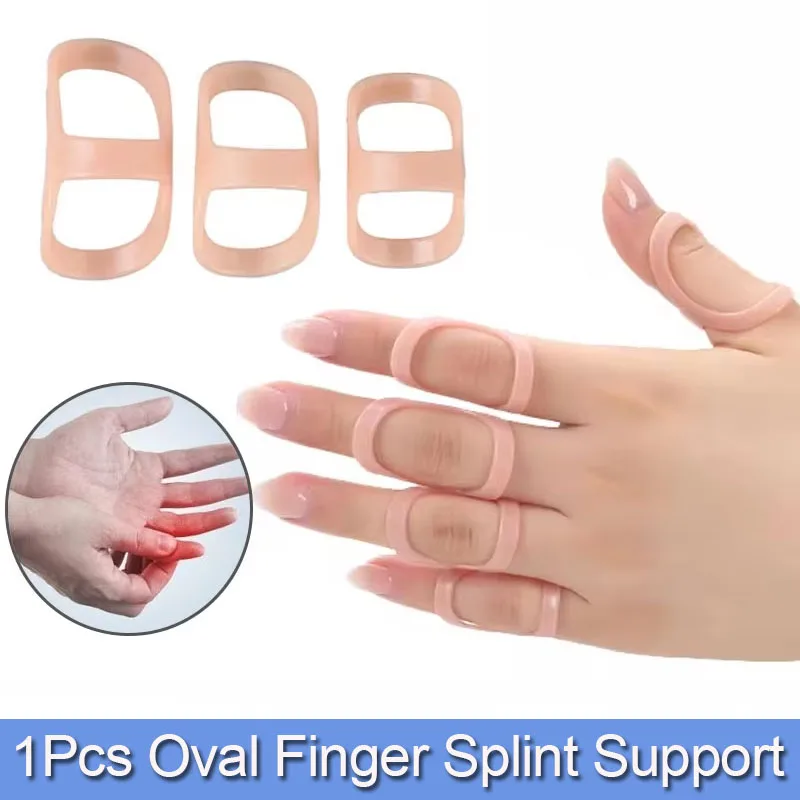 

1Pcs Oval Finger Splint Support-Adjustable Broken Finger Joint Stabilizer-For Straightening Finger Arthritis Relieve pain