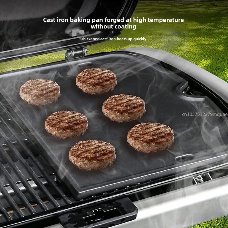 One-piece Molding Cast Iron Baking Pan for Travelers