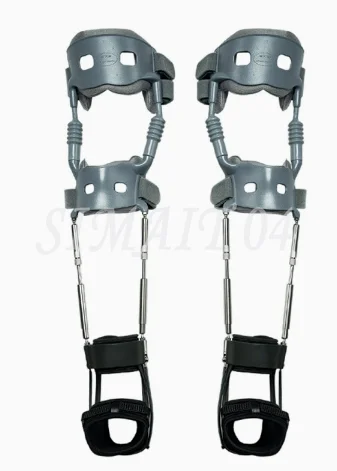 Leg Exoskeleton Walking Aid for Hiking Elderly Support Adjustable Stainless Steel Joint Assistive Device