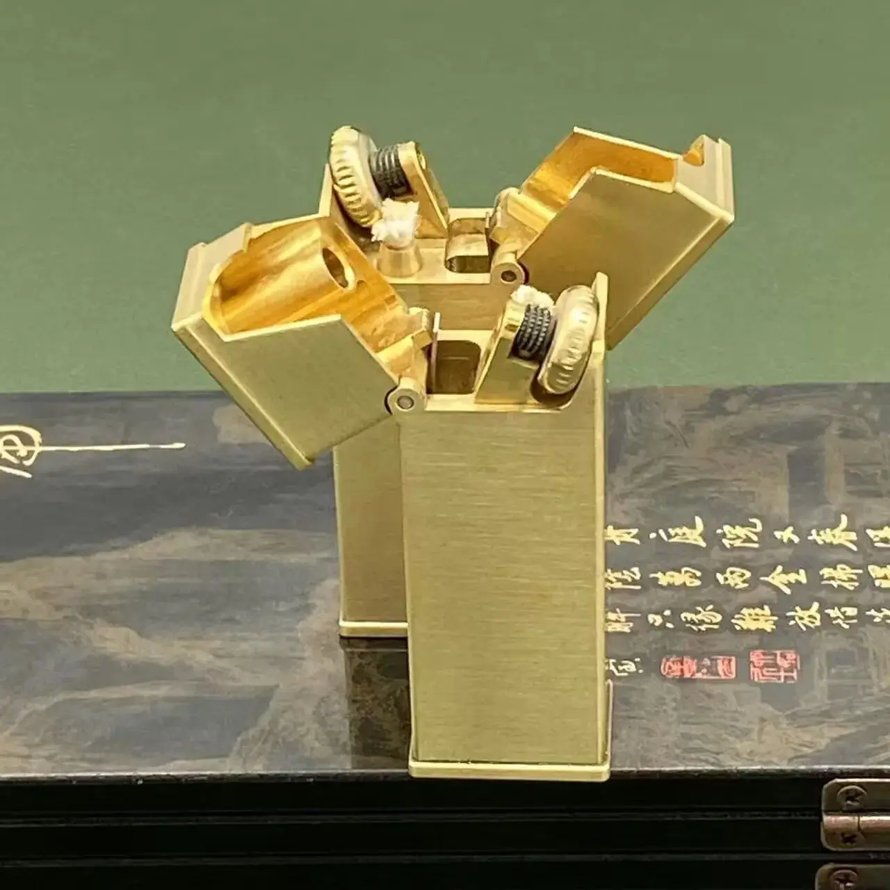 

Ретро зажигалка из латуни, редкая масляная зажигалка, откидная крышка, зажигалка, аксессуары для сигарет, мужские подарочные гаджеты