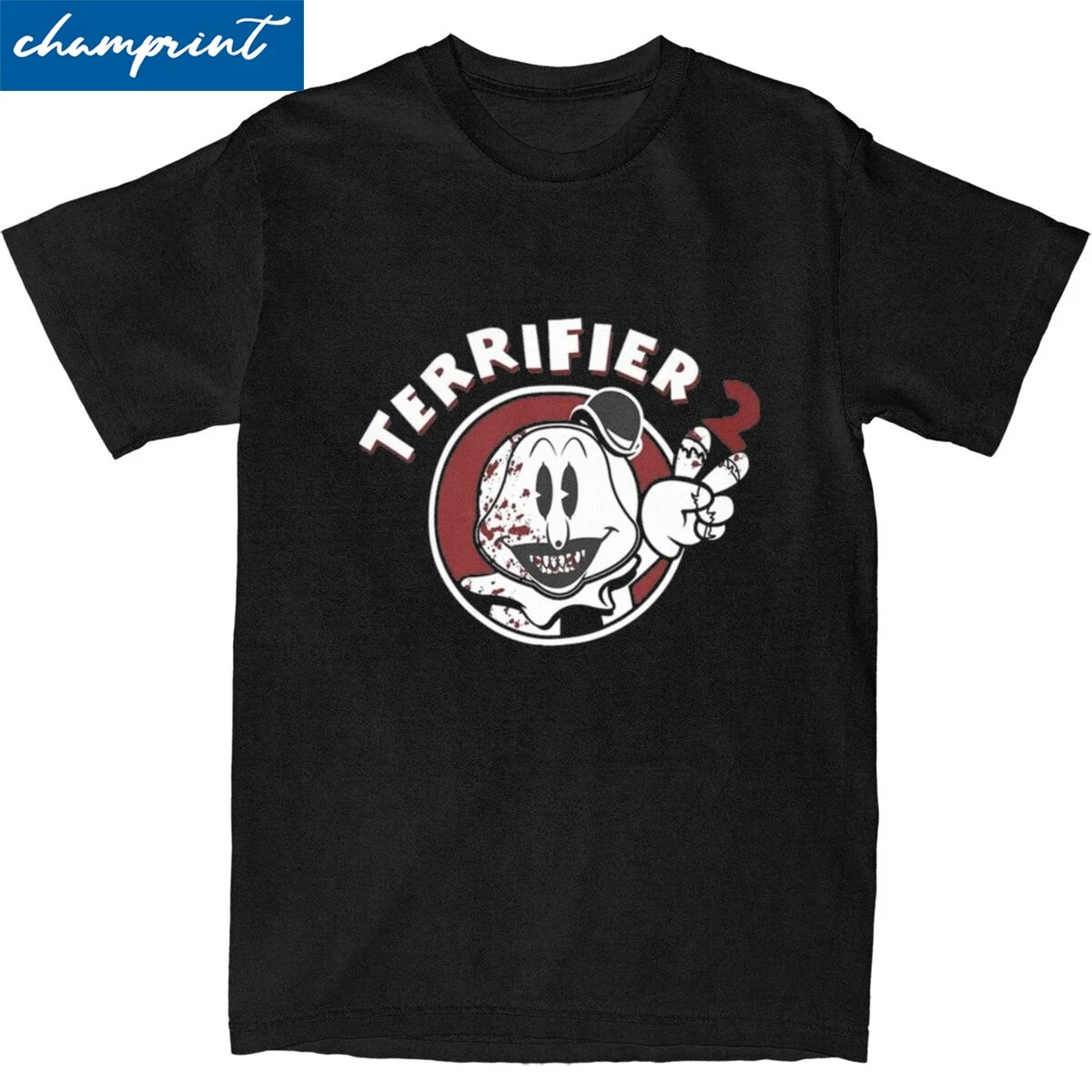 Men Women Terrifier 2 Comedy Horror T Shirts Movie Cotton Clothes Funny Short Sleeve Crew Neck Tee Shirt Printed T-Shirt