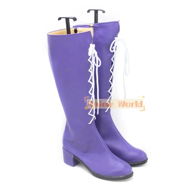 Matroos Saturnus Cosplay Schoenen Tomoe Hotaru Cosplay Prop Pu Lederen Schoenen Halloween Carnaval Laarzen Op Maat Gemaakt