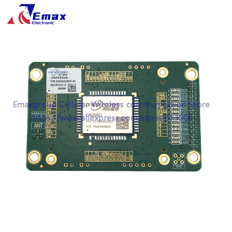 EM-UM980D4 Core Board Unicorecomm UM980D4 RTK GPS Module With EM-609 High-precision Antenna RTK GNSS Receiver