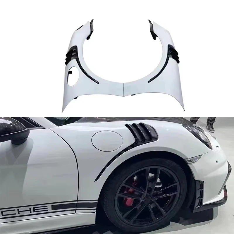 

2016-2024 New Carbon Fiber Intake Grille Front Bumper Fender Air Vent Condition New for 718 982 Cayman Boxster