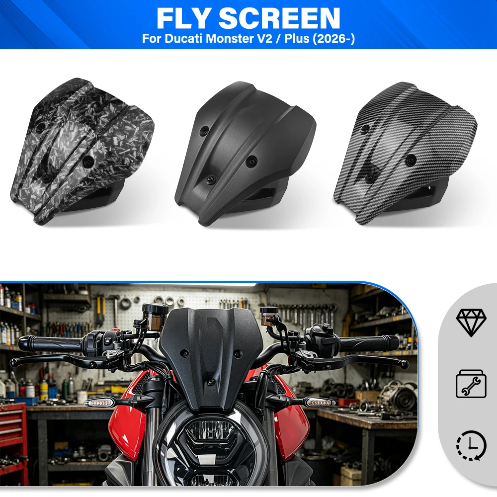 for-ducati-monster-v2-plus-2026-motorcycle-front-windscreen-spoiler-fairng-windshield-visor-wind-deflector-fly-screen-protector