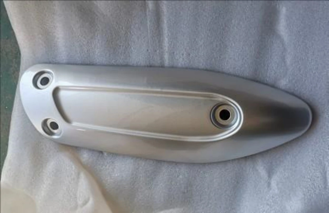 Motorcycle Accessories Exhaust Pipe Cover Cowl Set For Piaggio Beverly 200 250 BV200 BV250