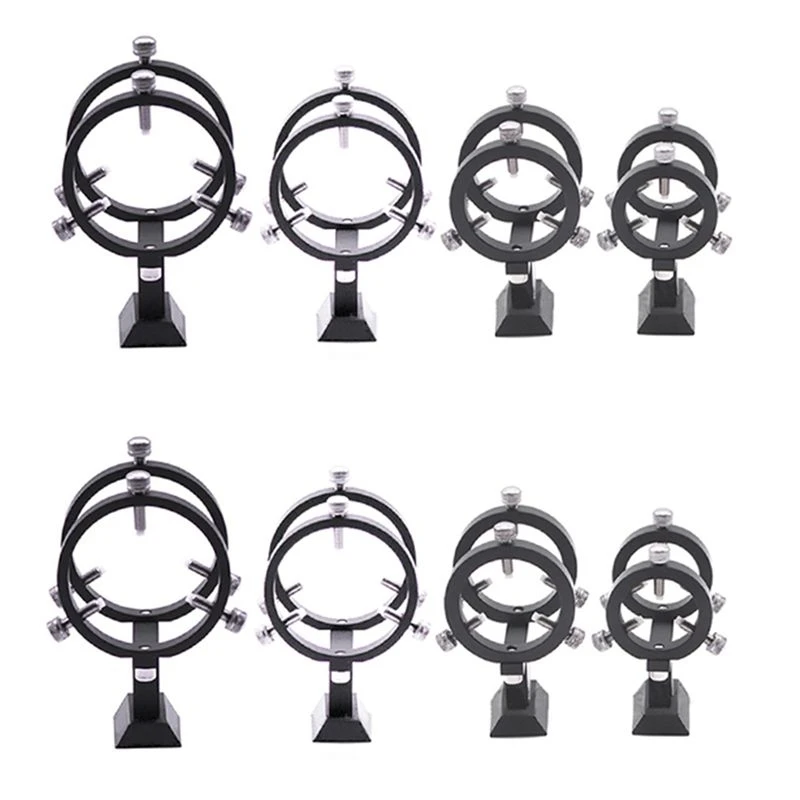 NALFI-2X Adjustable Pointer Finderscope Bracket 6-Point Guidescope Rings Mount Astronomical Telescope,65Mm(33Mm-64Mm)