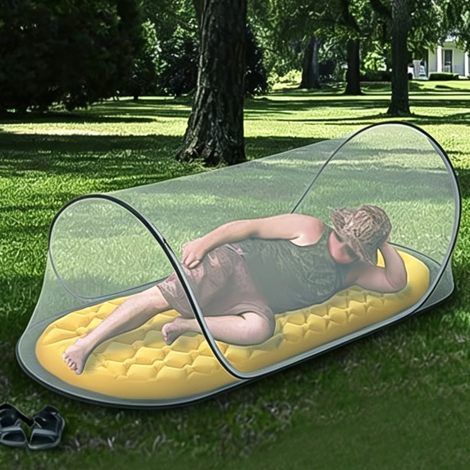 78x31x22in Large Pop-Up Mosquito Net, Lightweight, Breathable, and Soft Convenient Mesh Tent,Foldable and Durable,Mosquito Net