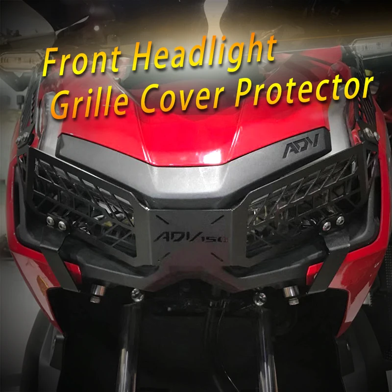 

Motorcycle Accessories Front Headlight Grille Guard Cover Protector Decorative Fits For ADV-150 2019 2020 ADV 150 19'-20' ADV150