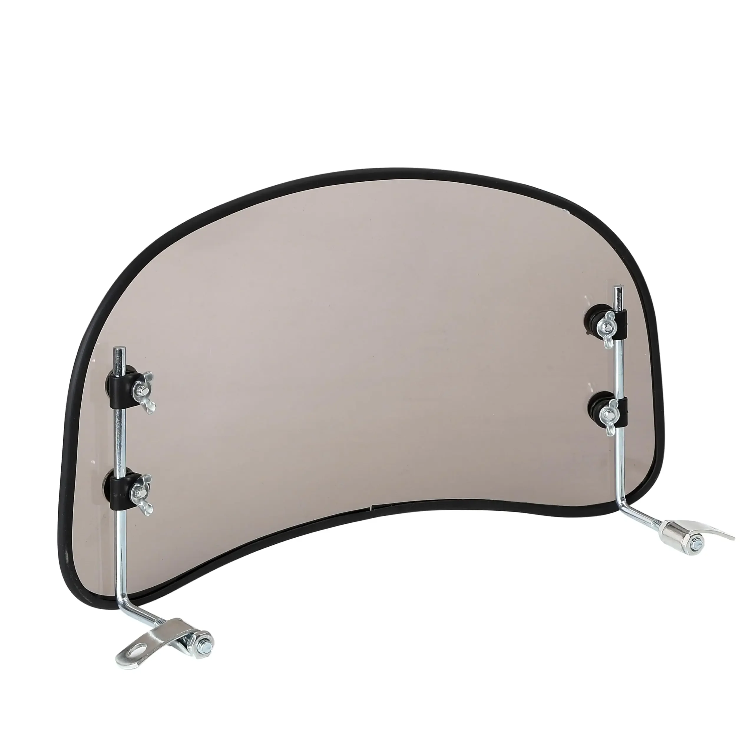 

Universal Motorcycle Windshield in PC Material, Upgraded 3mm Thickness,15.7"* 7.87" Scooter Windscreen