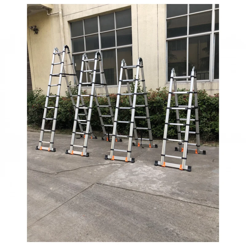 custom.3.2m Modern Design Telescopic Aluminium Escalera De Aluminio Combination Structure Ladder