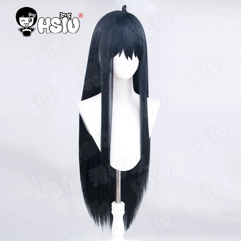 Rahu Cosplay Wig Fiber synthetic wig Game Path to Nowhere Cosplay Wig「HSIU 」Gray Blue Mixed Color Long Hair+Wig Cap