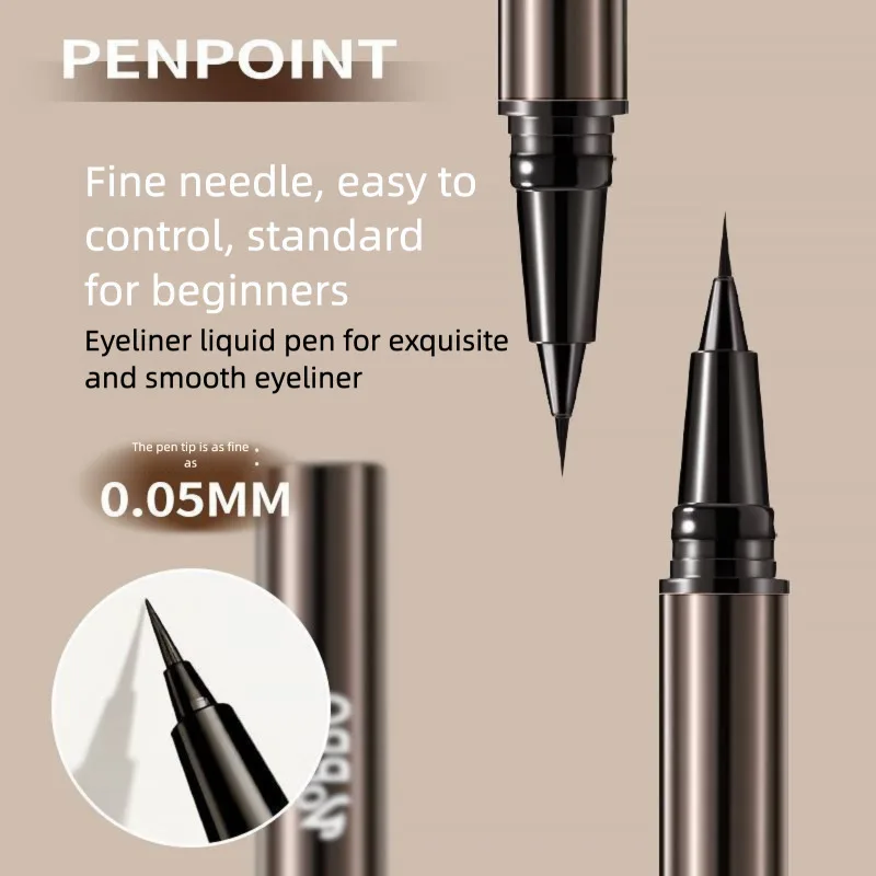 VOPRO Eyeliner Liquid Pen, Extremely Fine Tip, Waterproof, Anti-drying, Quick-drying And Long-lasting Eyeliner Liquid