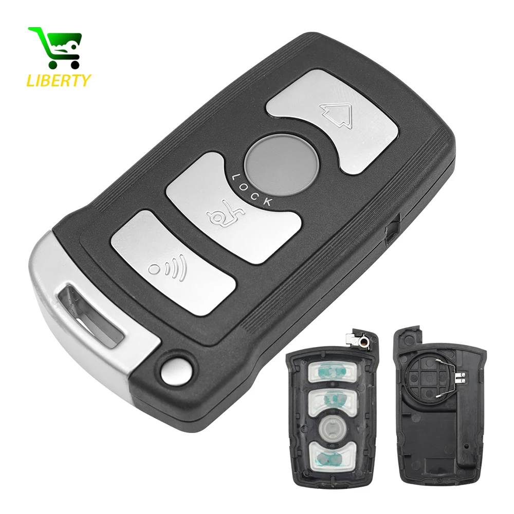 

Liberty Car Key Shell Case 4buttons for BMW 7 Series E65 E66 E67 E68 745i 745Li 750i CAS1 System Smart Remote Key Shell