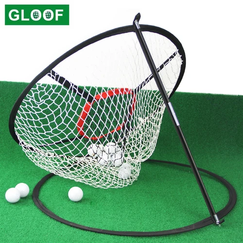 Imagen 1 del producto Red de astillado de Golf plegable, red de práctica de Golf, accesorios de objetivo para exteriores/interiores y juego de columpio para práctica en el patio trasero, 1 Uds.