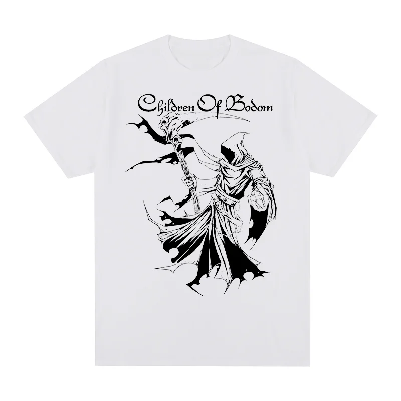 Children of Bodom Band COB Vintage T-shirt Peripheral Metal Rock Cotton Men T shirt New Tee Tshirt Womens Tops