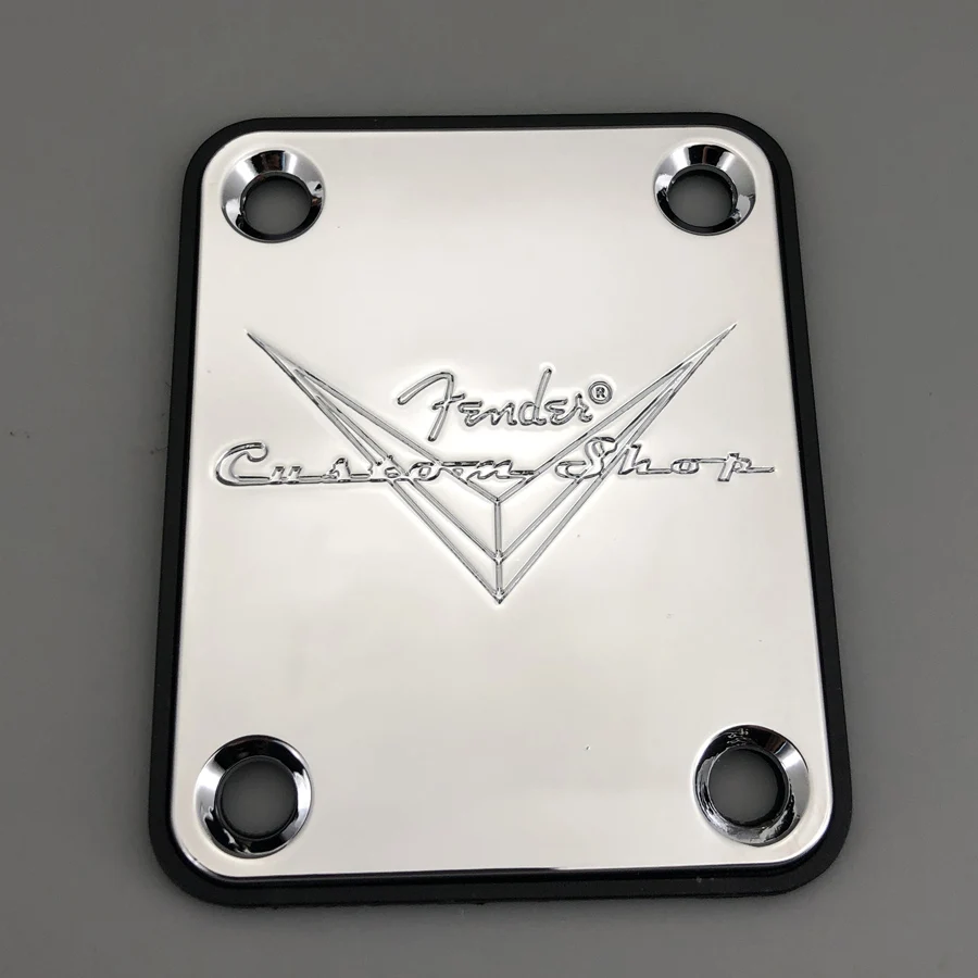 Guitar Neck Plate Custom Shop Gold Chrome For ST TL Guitar