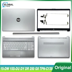 NOVO Laptop Case para HP 15-DW 15S-DU DY DR 250 255 G8 TPN-C139 LCD Tampa traseira moldura frontal Palmrest Bottom Case Superior Habitação 8 principais vendas carcaça para notebook - №1