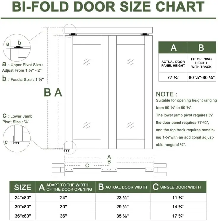 باب ثنائي الطي بمرآة مقاس 36 بوصة × 80 بوصة، قم ببناء لوحات عالية الجودة مع سطح مقاوم للماء والخدش، وخزانة داخلية وباب مخزن