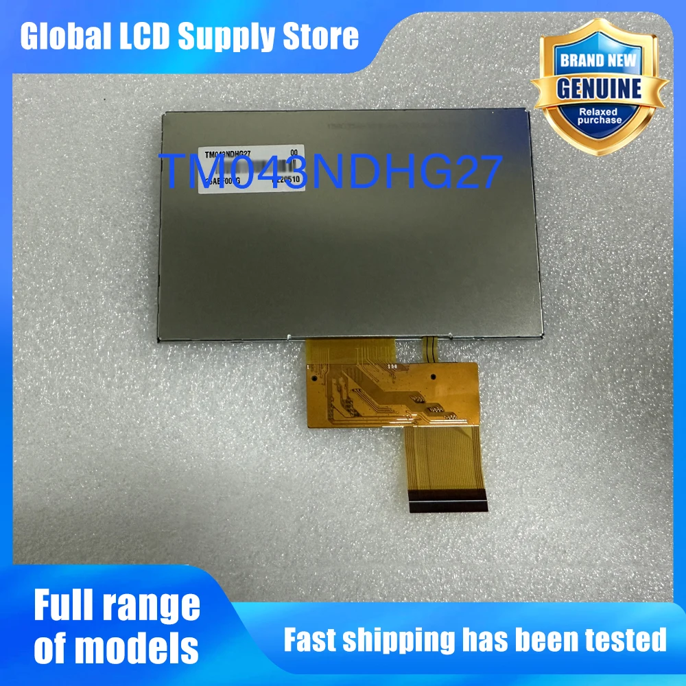 TM043NDHG27 New Original A-Grade 4.3 inch 480x272 LCD Display Screen for Industrial Equipment TM043NDHG27-00
