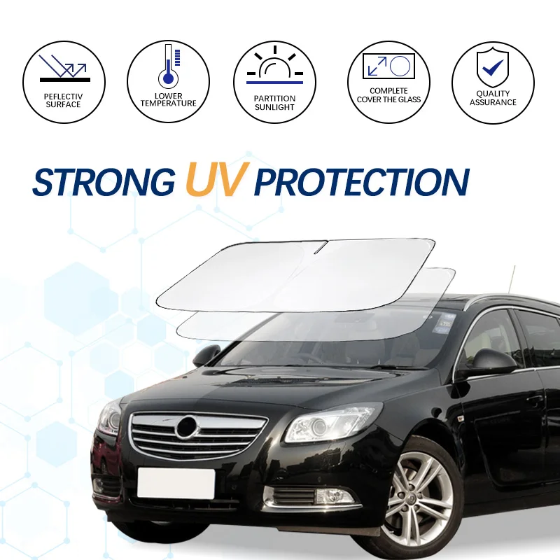 

Car Windshield Sun Shade For Opel Insignia Sunshade Summer Visor Protector Foldable Blocks UV Rays Protection Accessorie