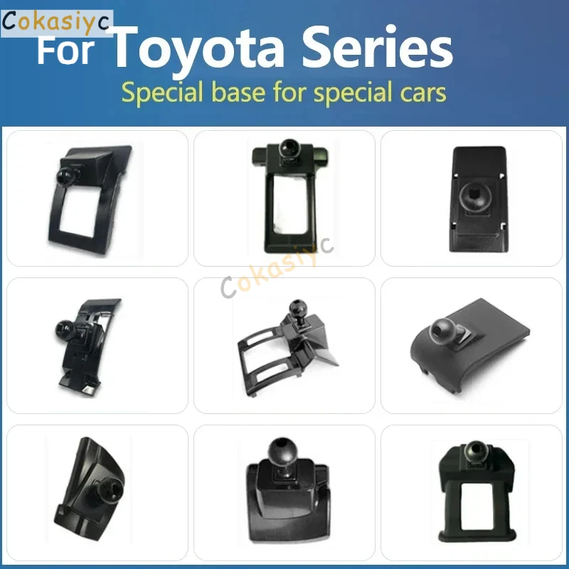 Car Phone Holder Bracket Fixed Base Accessories For Toyota Camry Corolla Land Cruiser FJ LC300 REIZ VIOS RAV4 YARIS CROWN Levin
