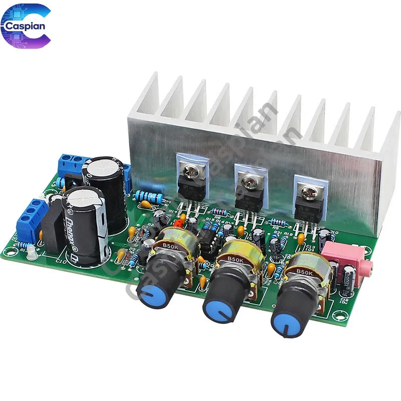 

2.1 channel subwoofer speaker amplifier board TDA2050+TDA2030 high fidelity audio amplification module