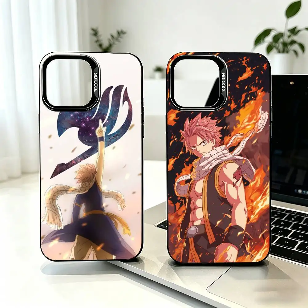

F-Fairy Tail N-Natsu d-Dragnee Phone Case For iPhone 17,16,15,14,13,12,11 Plus,Pro Max,XS,Colorful Silver Phone case Funda Cover