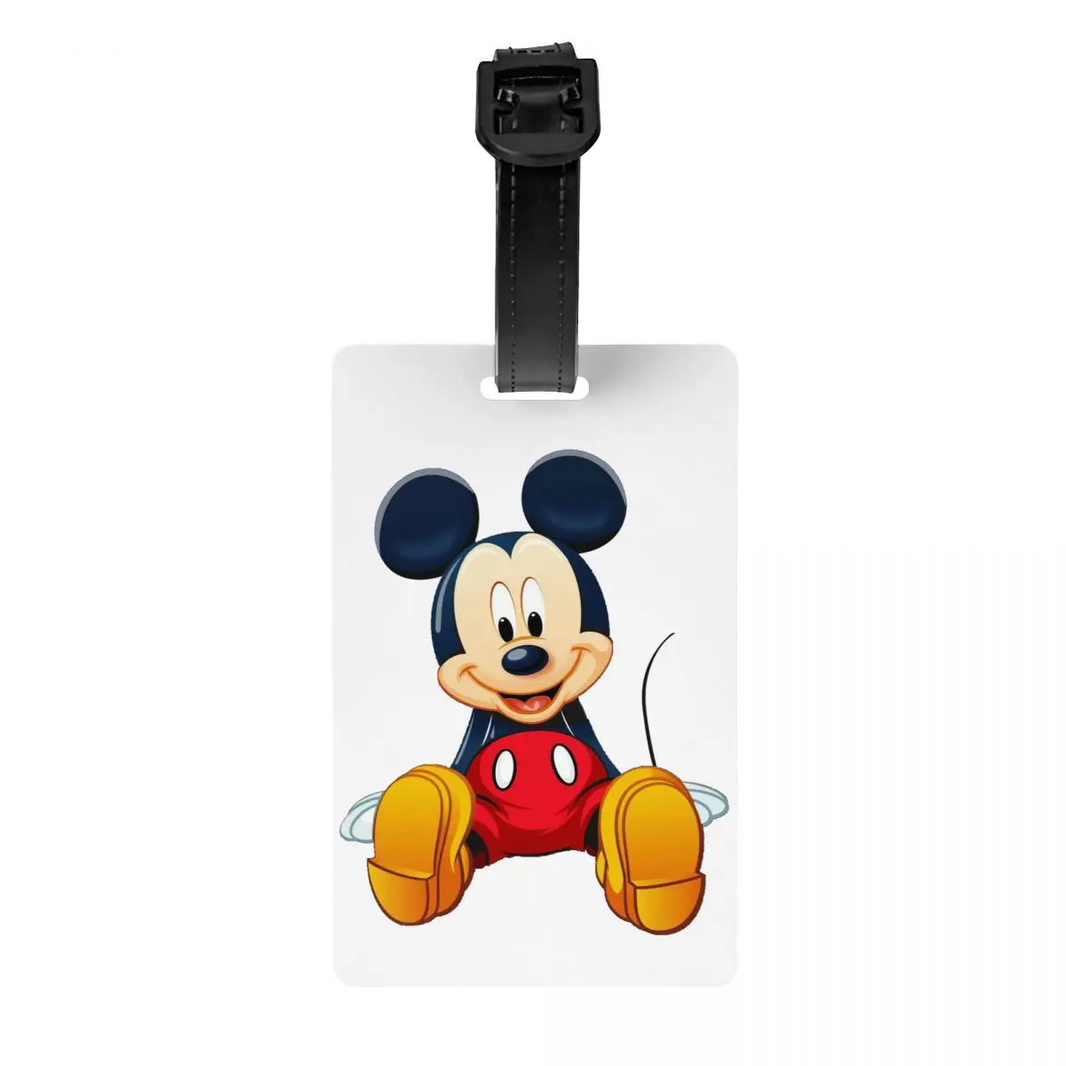 Custom Mickey Mouse Luggage Tag Privacy Protection Baggage Tags Travel Bag Labels Suitcase