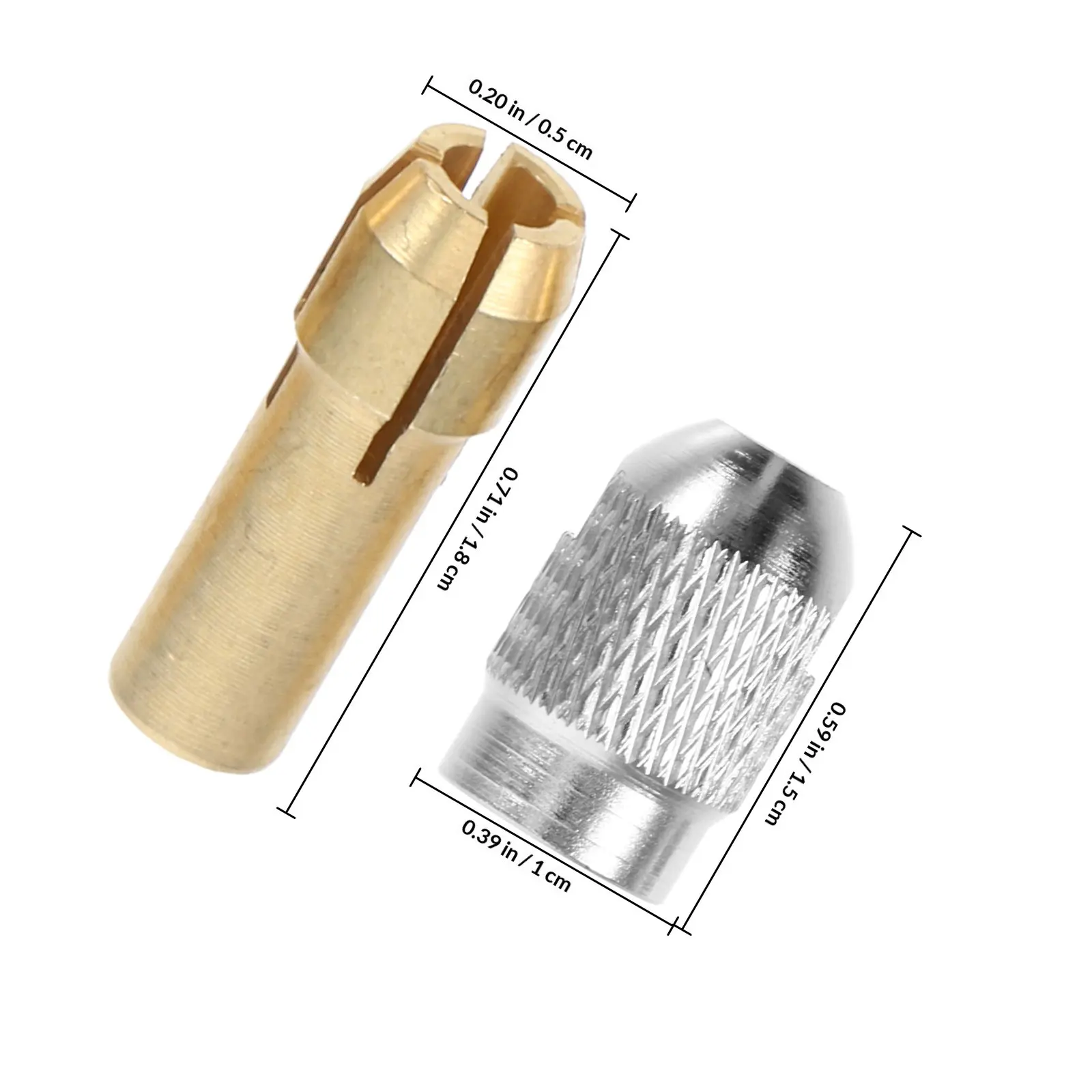 1Set Electric Rotary Tool Mini Drill Chuck High Efficiency Grinding Carving Polishing Collet Chuck Set Portable Lightweight